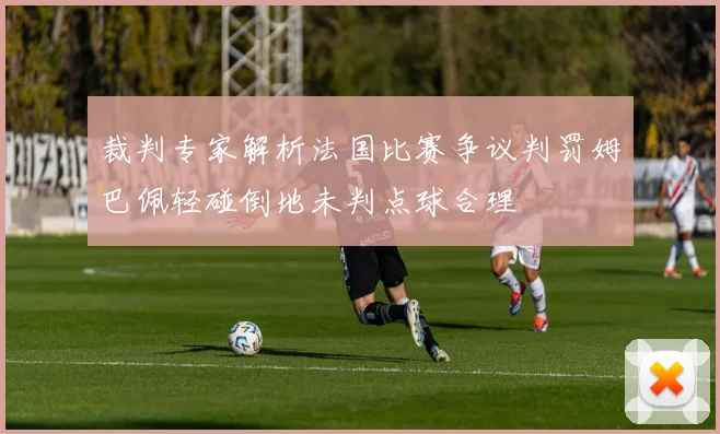 裁判专家解析法国比赛争议判罚姆巴佩轻碰倒地未判点球合理